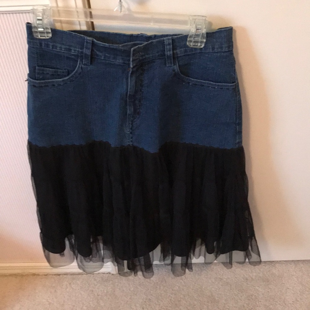 Skirt blue jean